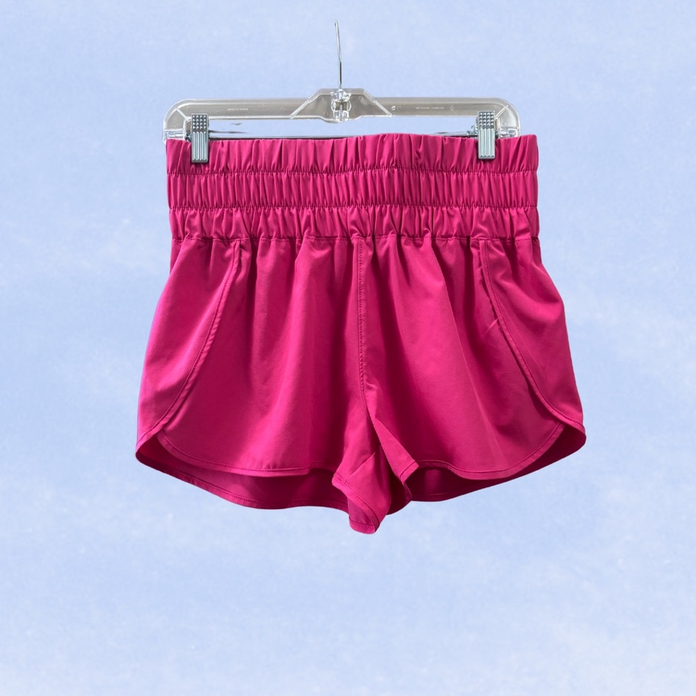 No Boundaries Fuchsia Athletic Shorts